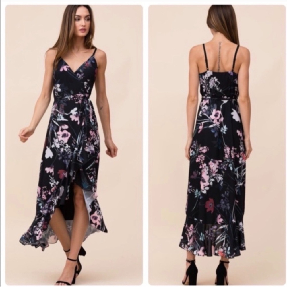 Yumi Kim Misty Bouquet Cross Roads Maxi Dress